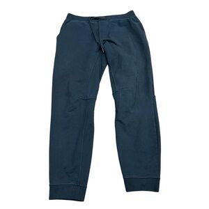 LuLuLemon Black Men's Navy Sweatpants with Drawstring Size Medium